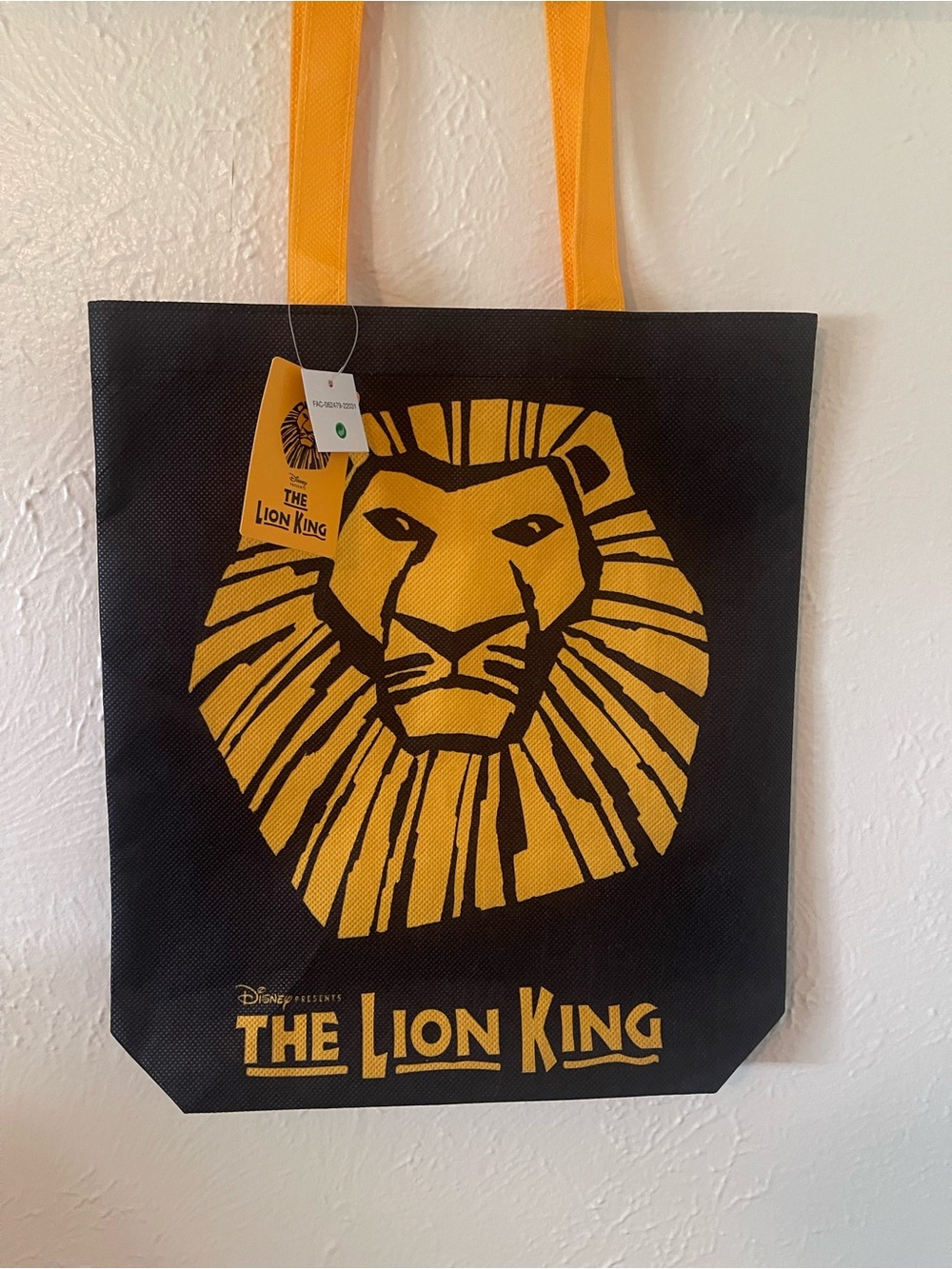 Disney The Lion King Black and Yellow Tote Bag